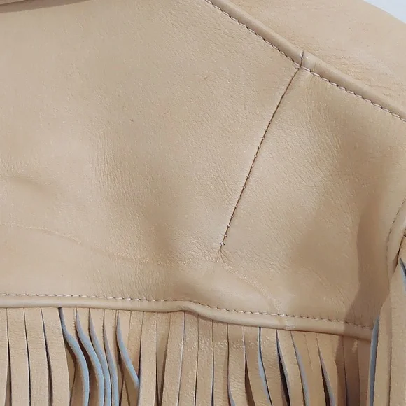 Vintage Uber Glove Company Buckskin Fringe Jacket - Picture 10 of 16